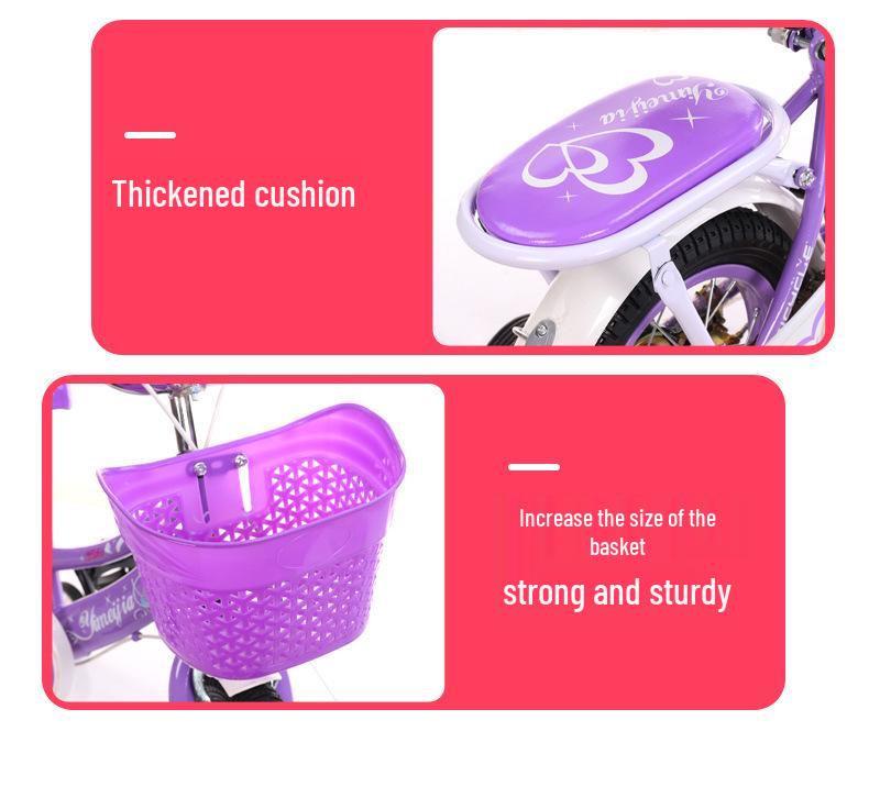 Children's Bicycle, 12-18 Inch for Ages 3-9, Boys & Girls