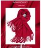 Women's Imitation Cashmere Winter Scarf - Thick Solid Color, Versatile Men's Shawl, Cashmere Wool Blend