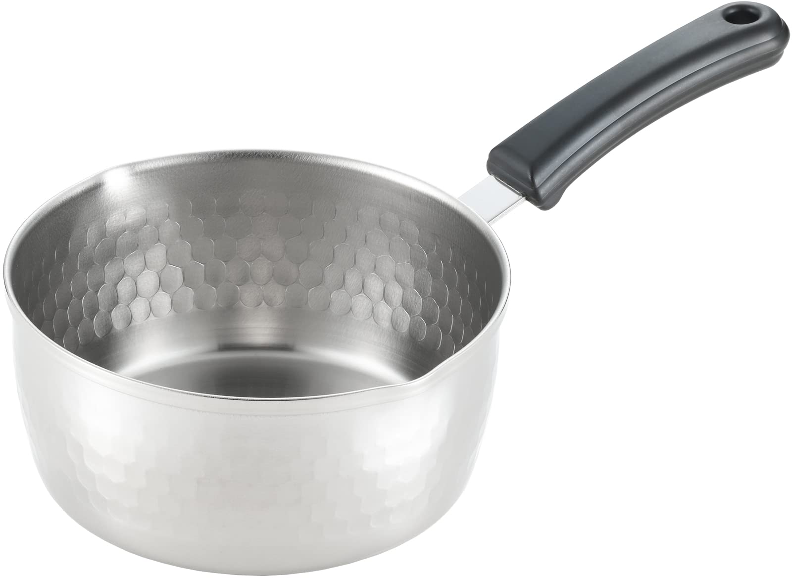 Yoshikawa Yukihira Pot 15cm Made in Japan IH Compatible Ajiichi Stainless Steel Yukihira Pot SJ3411