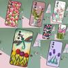 Tulips Flower Spring Case For Honor Magic 5 6 7 8 Pro Honor 200 400 50 70 90 Lite X8b X8c X9b X9c X9d Win RT Cover
