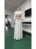 2026 European & American Fashion Casual Loose Evening Gown with Nail Drill Mesh