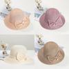 Summer Sun Hat With Wide Brim Breathable Straw Hat For Outdoor Beach Vacation