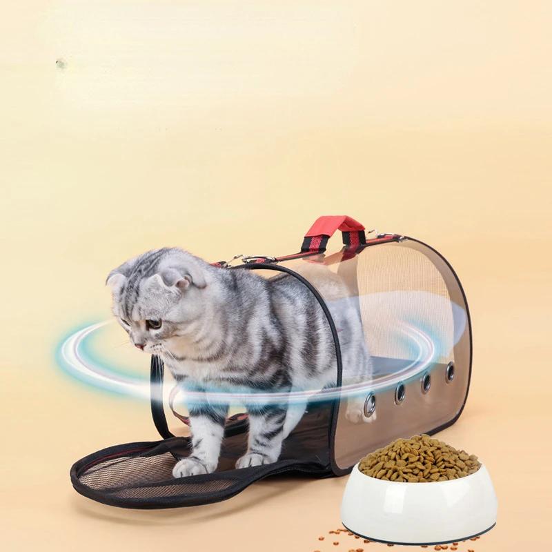 Portable Clear Bird Parrot Transport Cage Breathable Bird Carrier Travel Bag Small Pet Rabbit Guinea Pig Chinchilla Outdoor Bag