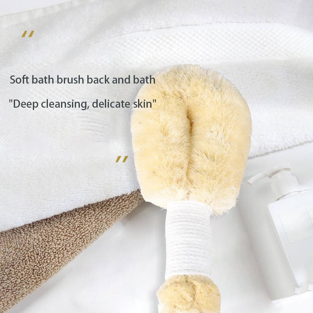 Doccia e Bagno Pelle Secca e Corpo Spazzola in Sisal Fibre per Migliorare la Circolazione Sanguigna Esfoliare la Pelle Ridurre la Cellulite Strumenti per la Cura della Pelle