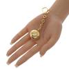 LOEWE  C621232XFR key ring gold metal Women
