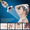 Filtered Shower Head with 15-Layer Hard Water Filter, High Pressure Shower Head with 5 Spray Modes, Bathroom Accessory