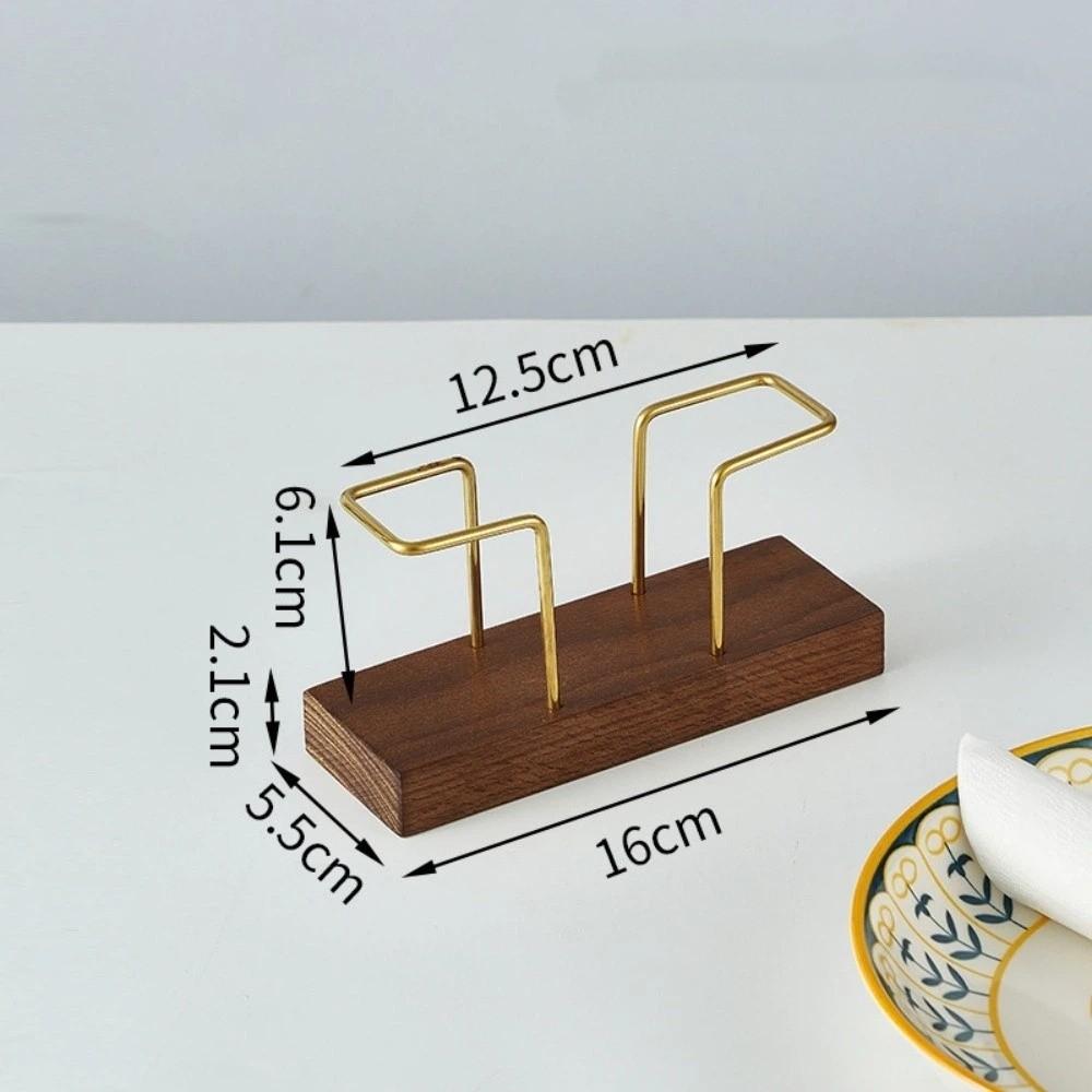 New Wood Tissue Holder Creative Design Elegant Toothpick Box Multifunction Desktop Organizer Dining Table