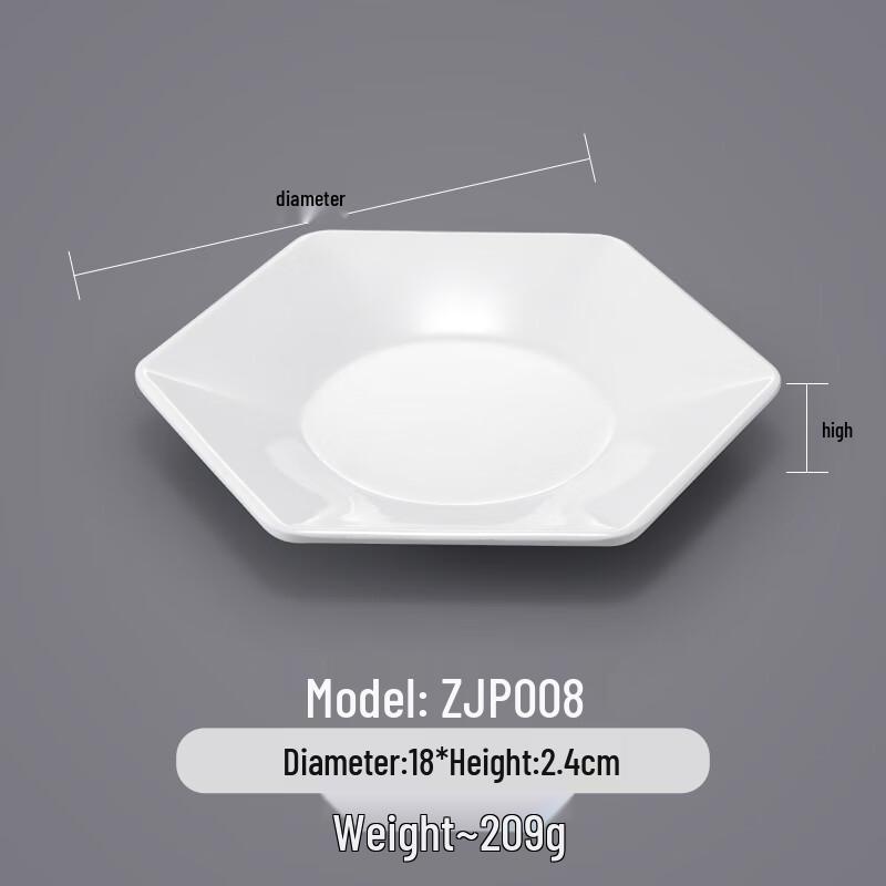 Melamine Square Dinner Plate