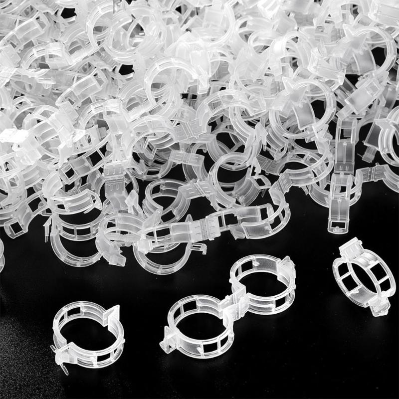 100Pcs Plant Support Clips,Snap-On Reusable Gardening Vine Brackets For Vegetables And Other Climbing Plants Weatherproof Tool