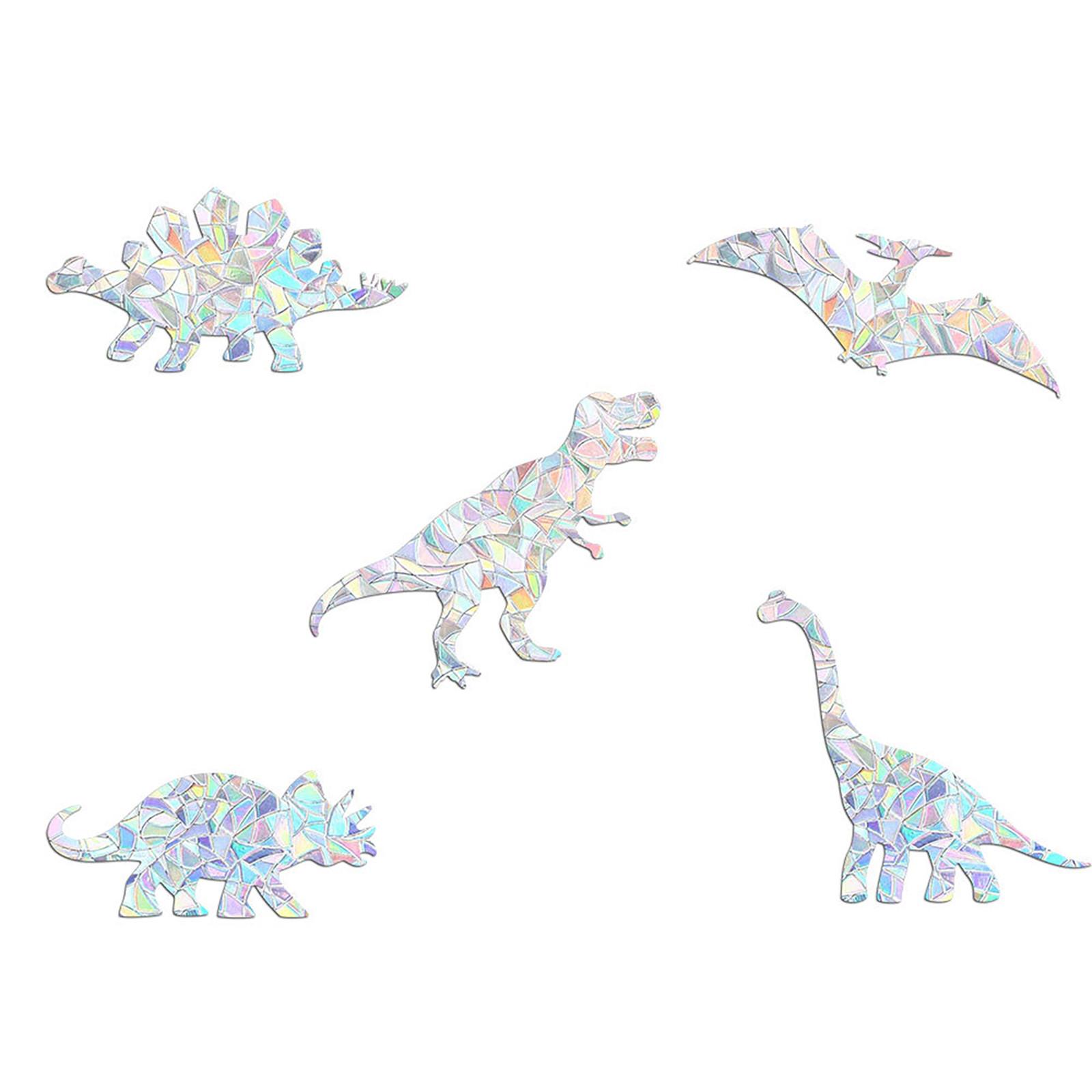 Crash Window Sticker To  Birds From Window Collision Non Adhesive Dinosaur Sticker