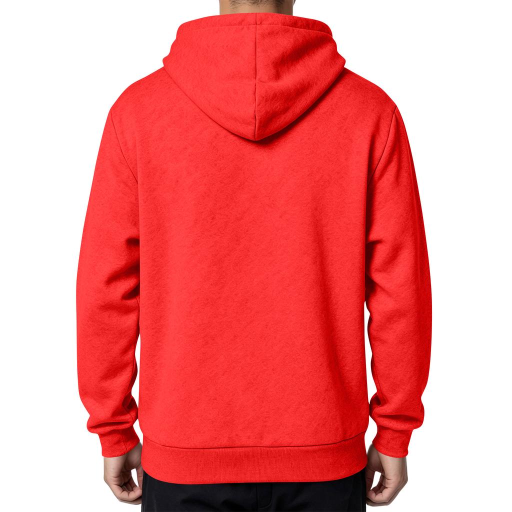 Men's Casual Hooded Sweatshirt for Fall Winter Spring