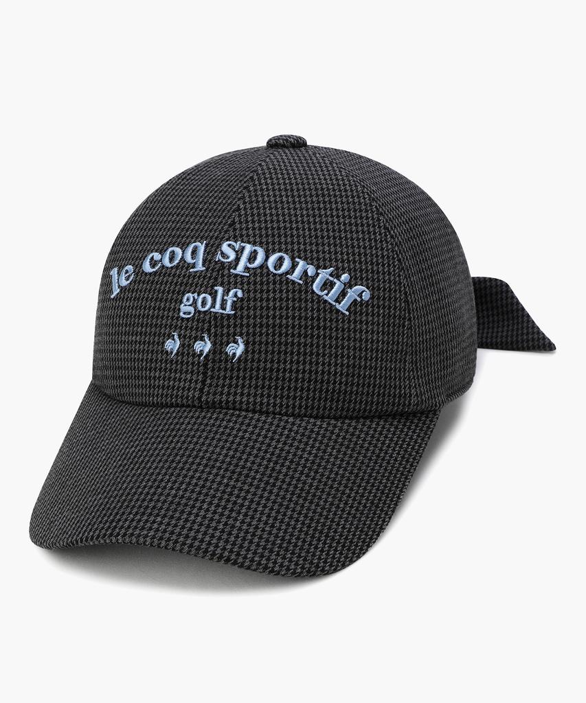 LECOQ GOLF Women'S Pattern Ribbon Detachable Cap (Gq322Lcp93)