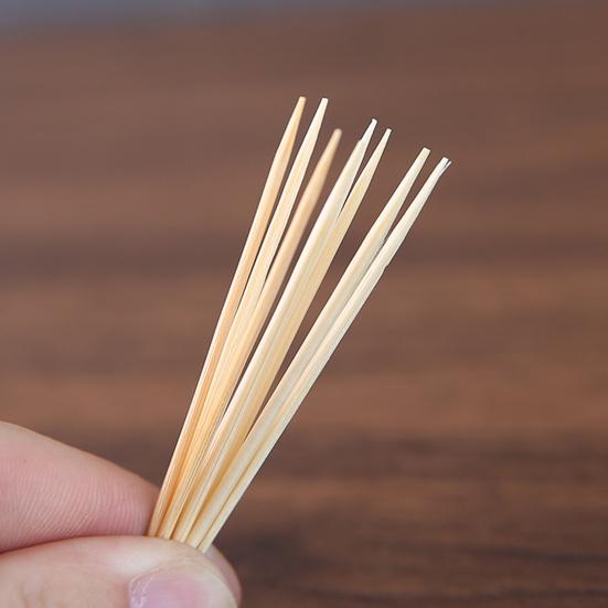 1000Pcs/Set Practical Dual-side Use Toothpick Eco-friendly Labor-saving Bamboo Dinner Toothpick for Home