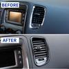 Carbon Fiber Dashboard Air Vent Cover AC Outlet Trim Kit for Dodge Durango 2011-2020