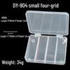 4-Compartment & 12-Compartment Transparent Plastic Fishing Tackle Storage Box for Lures and Bait