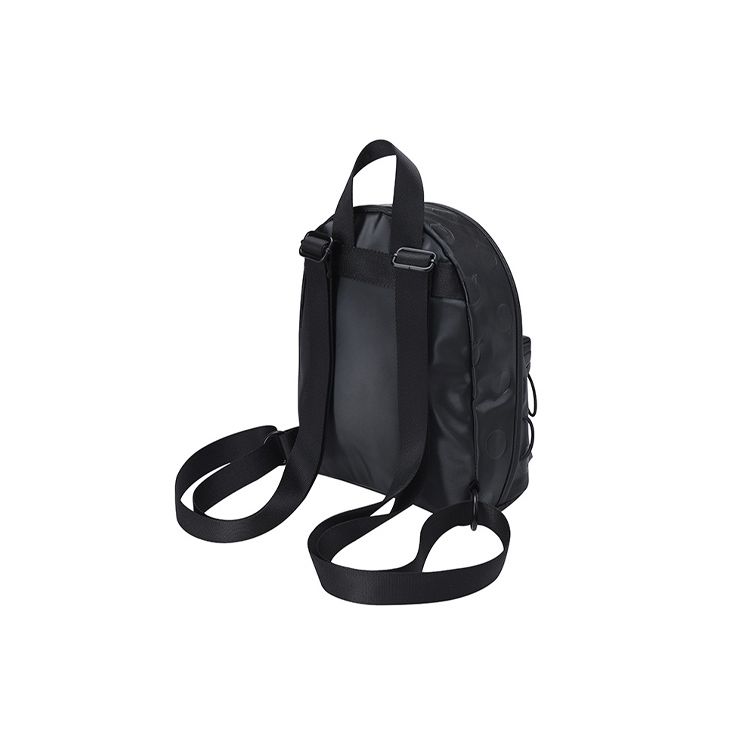 Anta Polka Dot Series Large Capacity PU Backpack Unisex Backpack Black 192138155-1