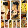 Kiss by Gustav Klimt Desig Cover For Xiaomi Mi 11T 10T 9T Pro 11 Lite Phone Case 12 12X 10 9 8 11i 6X 5X Ultra 5G Print Coque Fu