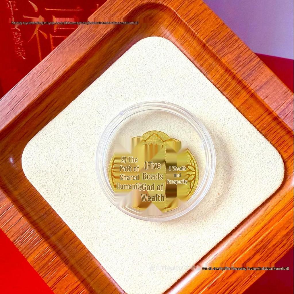 Pure Gold 999 Horse Year Phone Sticker for Wealth and Health - Popular Douyin Live Seller