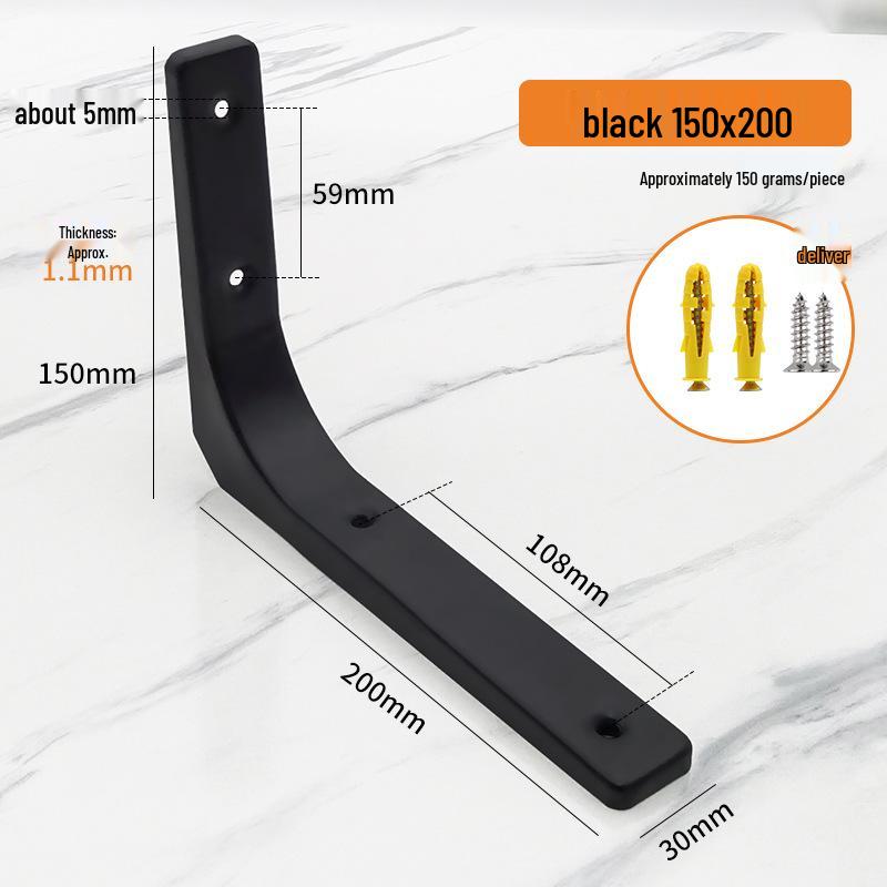 

Кронштейн трикутної полиці з нержавіючої сталі, вигнутий, настінний