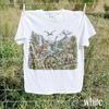 Vintage Dinosaur Landscape Graphic T-Shirt Prehistoric Nature Tee