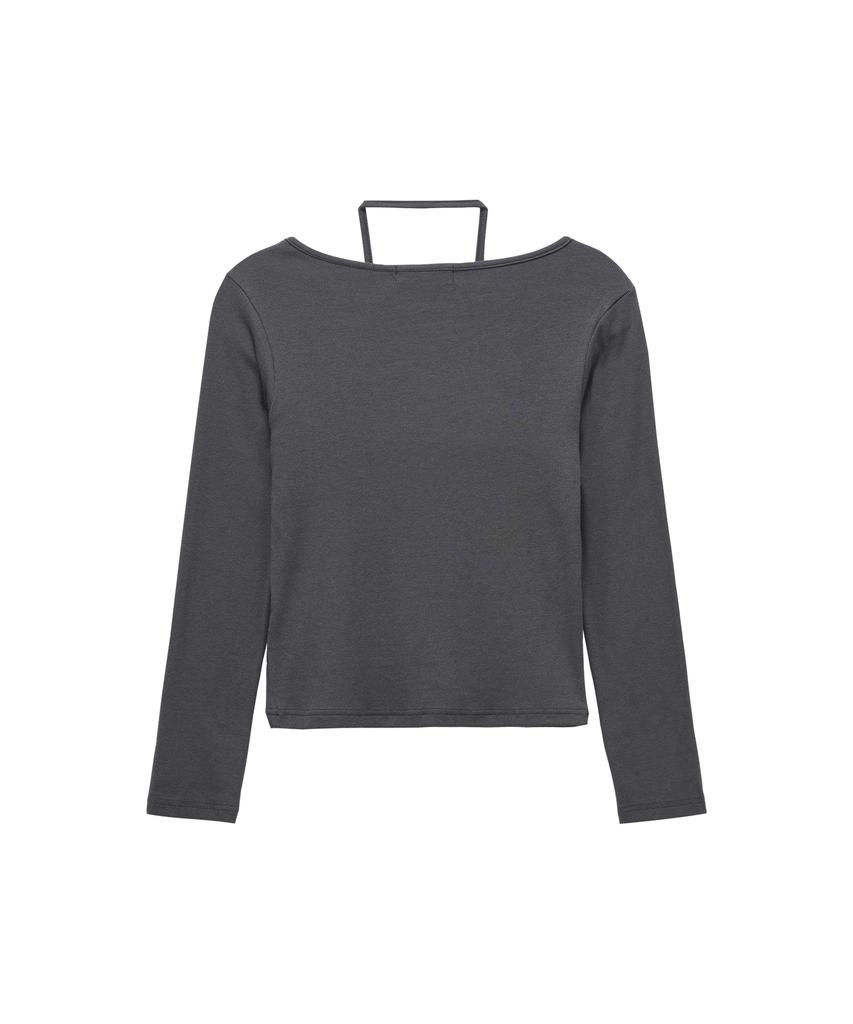 PANDORAFIT Selly Layered Long Sleeve (Dark Gray)