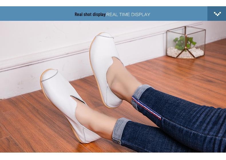 Spring Women's Lace-Up Moccasins: Fashionable Casual Flats in Sizes 35-46