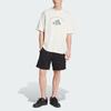 Adidas Sportswear Codes Doodle Comfortable Soft Fashionable Versatile Loose Casual Sports Short Sleeve T-Shirt Men T-Shirt Off-White JJ3968