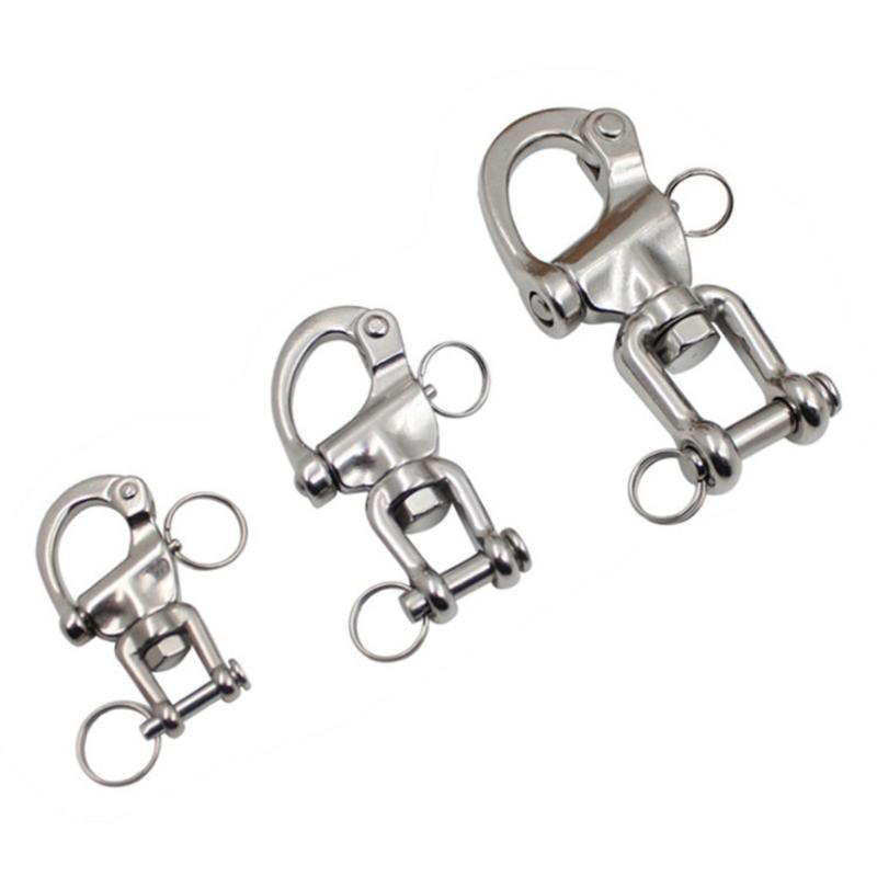 316 Stainless Steel Spring Shackle Suitable for Boats Jet Skis & Yachts Secure Connection with High Corrosion Resistance
