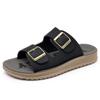 Fashion New Design Men's Sandals Casual Summer Beach Half Drag Outdoor Wear Anti-Slip Slippers Metal Buckle Cool Slides Shoes Flip Flops