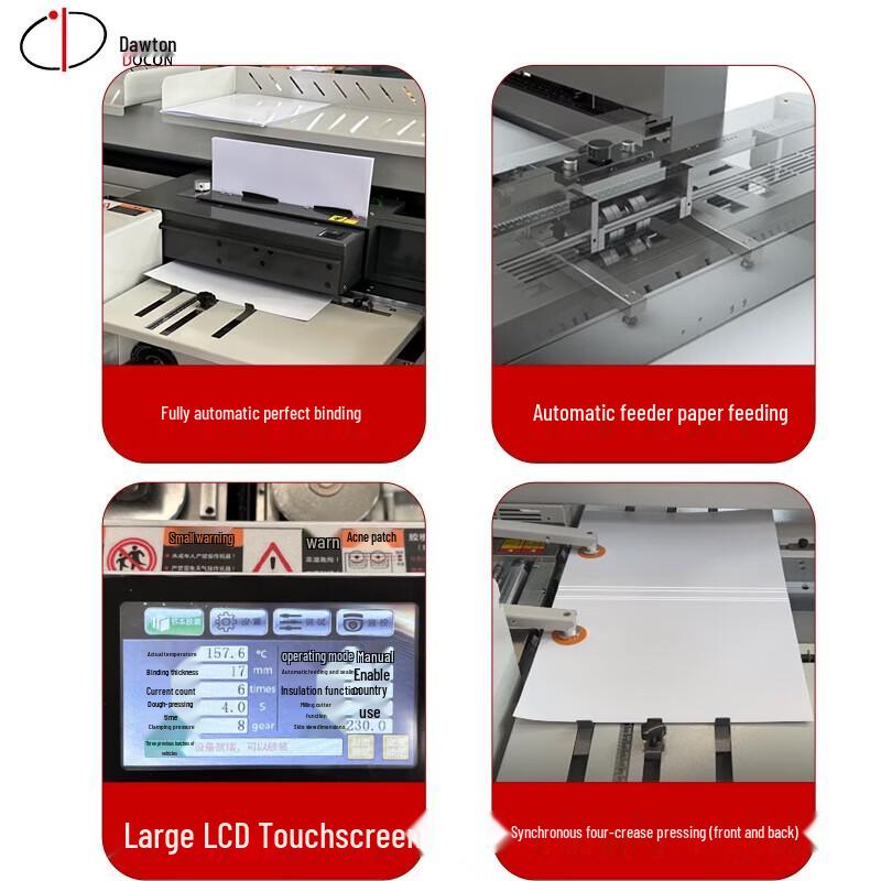 DOCON DC-9500SCA A3 Automatic Perfect Binding Machine CN Plug (adapter Included)