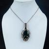 Emerald Pendant, 999 Copper Wire Wrapped Pendant Gemstone Jewelry, Handmade Pendant Amazing Jewelry, Gift For Her