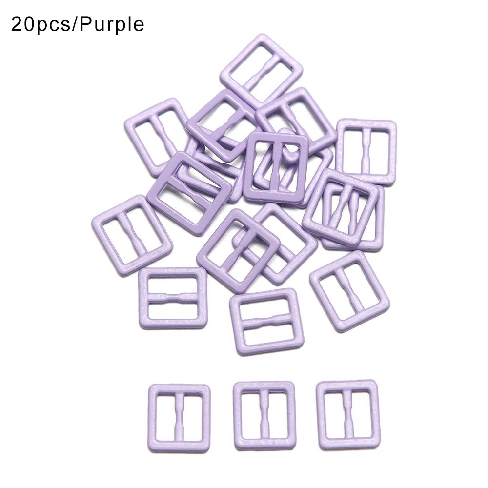 Newest 20Pcs Tri-glide Mini Buttons Metal Belt Buckle Doll Clothes Buttons Shoes Buckle For Blyth Doll Bags Clothing Accessory