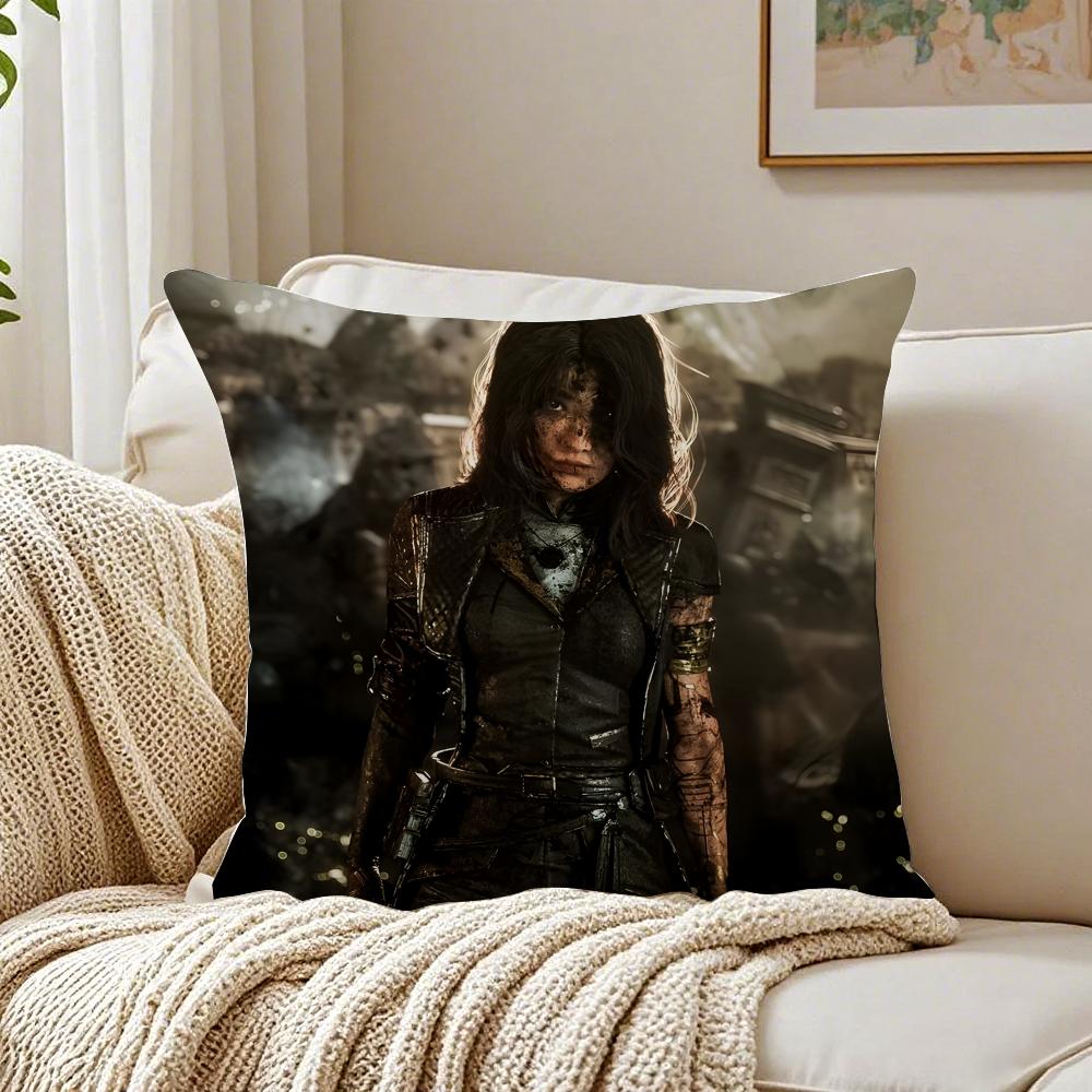 game exploratory CClair OObscur EExpedition 33 Cushion Cover Pillowcase Antidustmite living Room Sofa Decor Cushion Room