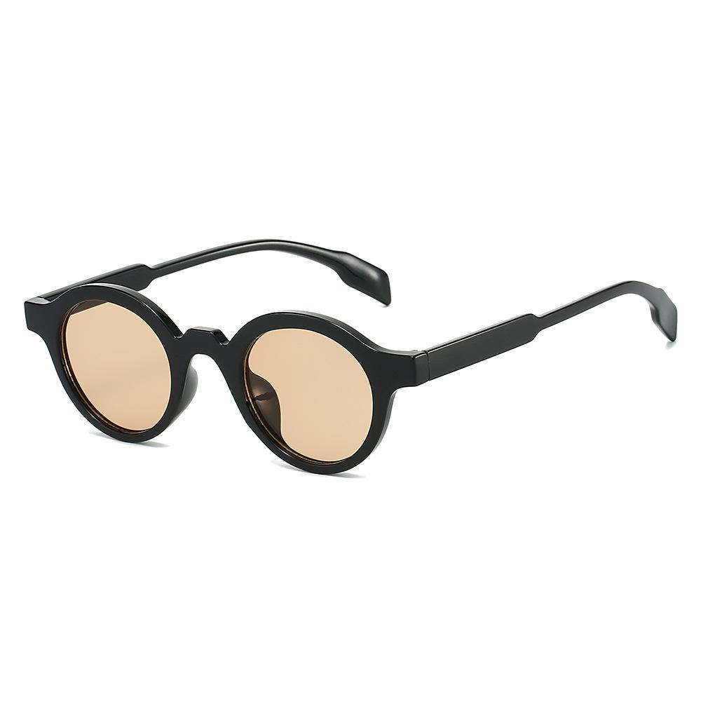  Retro Small Round Women Sunglasses Fashion Gradient Shades UV400 Punk Men Yellow Green Sun Glasses