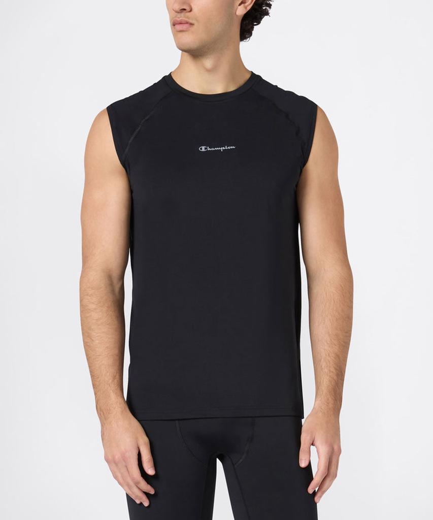 Champion Reflective Logo Athletic Sleeveless Black