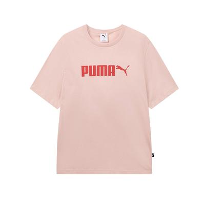 Puma Ess Round Neck Printed Short Sleeve Simple Fashion Sports Casual T-Shirt Unisex Tops 697103-89