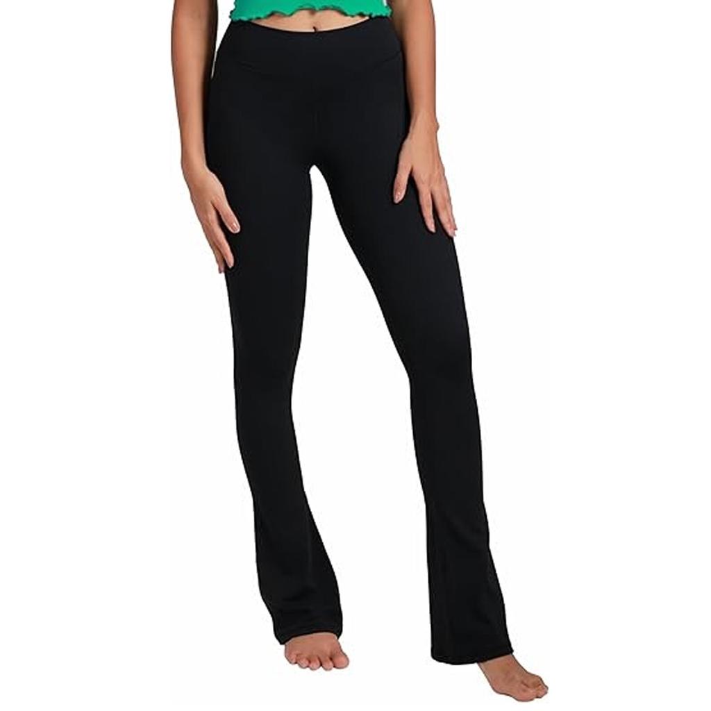 High Waist Leggings for Women Breathable Anti-Sweat Slim Fit Yoga Pants Black XXL