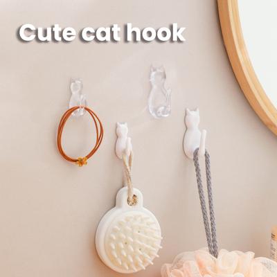 Cute Kitchen Storage Hooks Great Stickiness Wall-mounted Keep Tidy