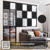 Total Blackout Window Film Privacy Room Darkening Tint for Home 100% Light Blocking Black Cover Static Cling Glass Sun Blocker