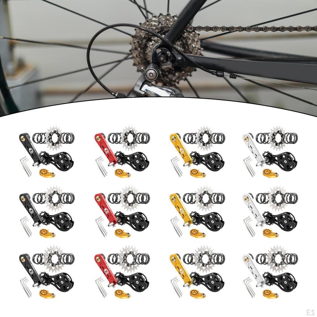 Upgrade-Set für Singlespeed-Fahrräder mit Kettenspannern und Distanzstücken
