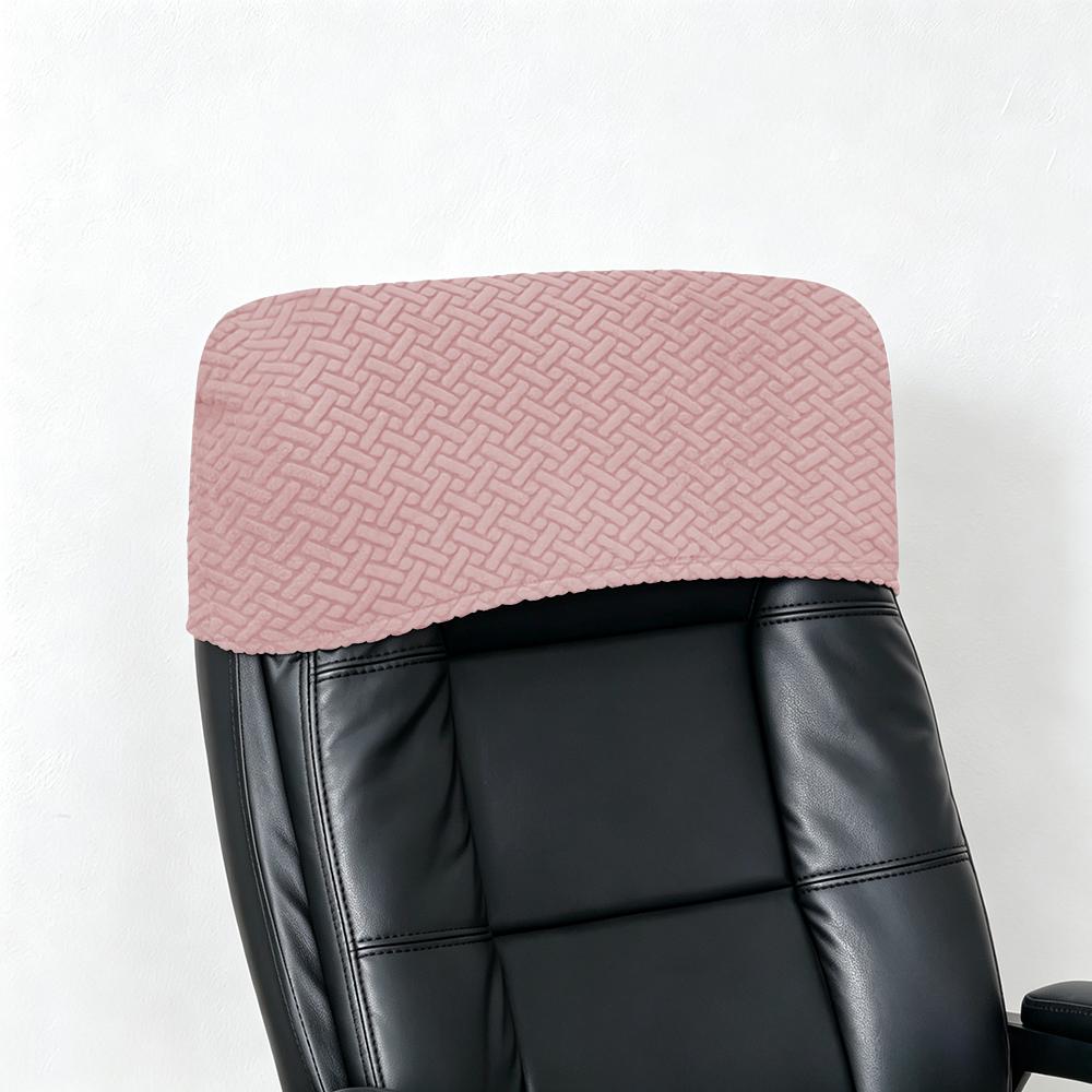Elastic Office Chair Backrest Cover Solid Dustproof Headrest Protector Slipcover