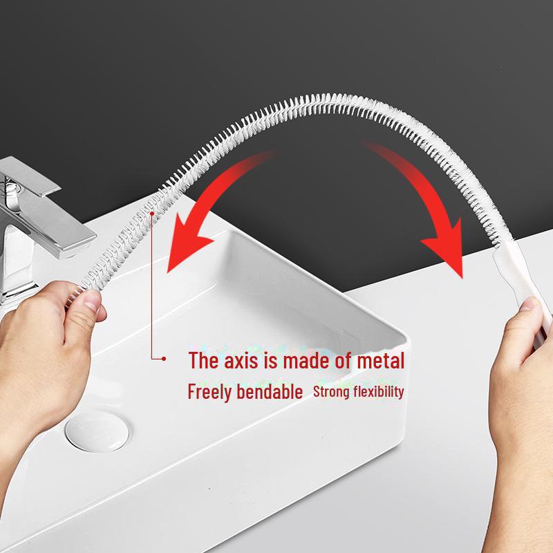 Flexible Kitchen Sink Drain Cleaner and Unclogging Hook