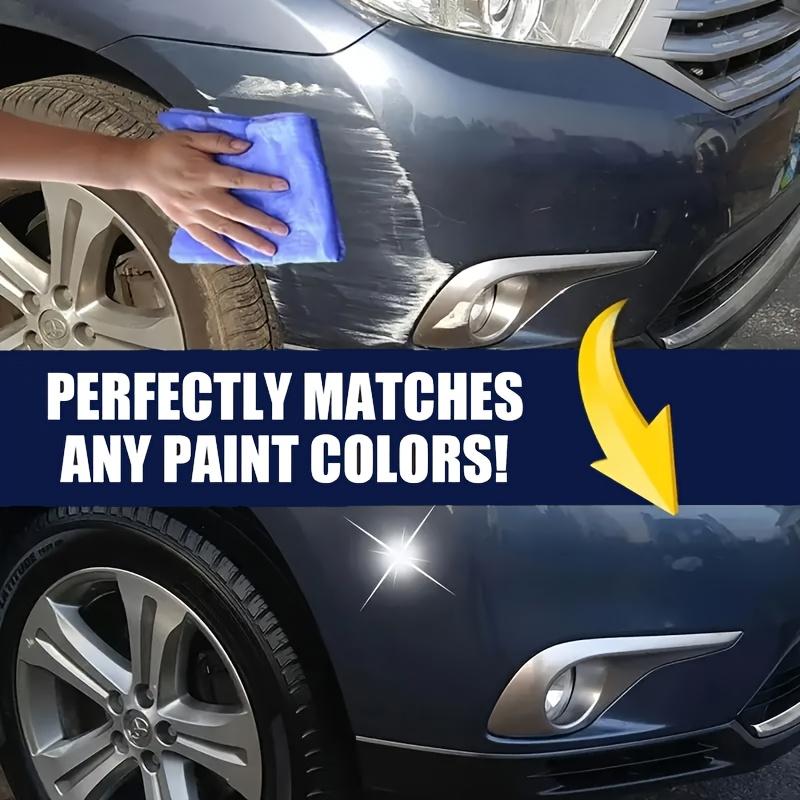 Car Scratch Wax, Car Scratch and Water Ripple Remover, Quickly Repairs Scratches and Restores Shine - Suitable for All Paint Colors Brightener