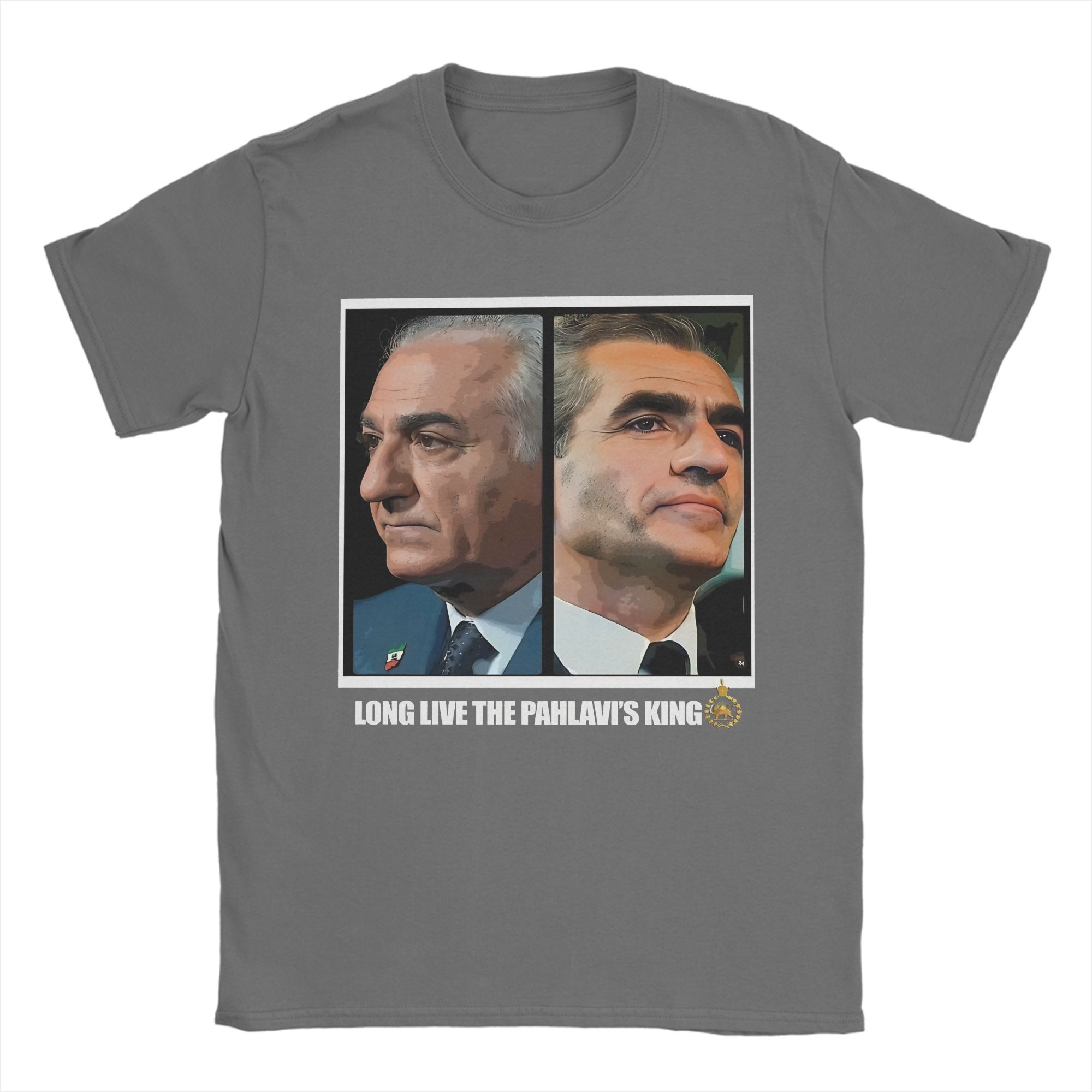 

King Pahlavis Reza Pahlavi Merch Unisex Women T Shirts 100 Cotton Tee Fashion Tshirt Clothing 4XL