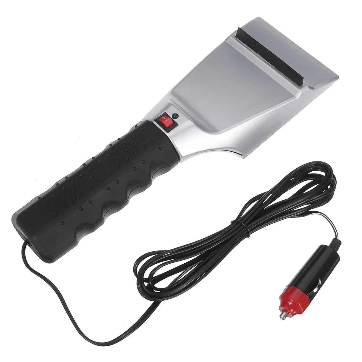 

12 В электрический подогрев автомобиля скребок для льда зима автоматическое удаление снега с окон чистая лопата чёрный