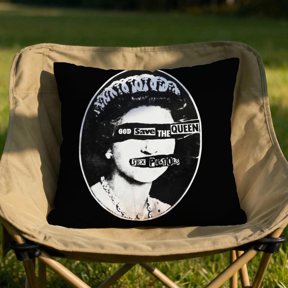 

Brand SSave the Queen Cushion Cover Soft Reversible Durable Pillow Cover MultiScene Use for Home Car Daily Comfort 30x30cm