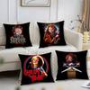 cChucky Horror Pillow Case Short Plush Print Cushion Cover Square Throw Pillow Covers Sofa Home Decor