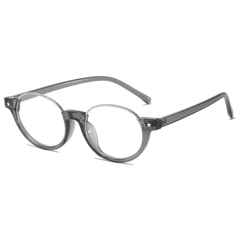 Latest Trendy Oval Anti Blue Light Eyeglasses Ladies High Quality Lightweight TR90 TR90 Eyewear Designer Style Style Blocking Blue Light Computer