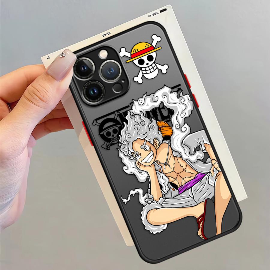 One Piece Luffy Cool Case for iPhone 17 Pro Max 16 Plus XS XR 14 12 15 Air 7 8 SE 11 13 Mini Funda Back Phone Cover