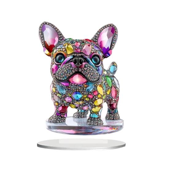 

2D Накладний кришталевий кінь-прикраса з підставкою Плаский акриловий кінь Настільна табличка Декор для дому, офісу, книжкової полиці, робочого столу Подарунок на день народження D